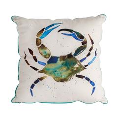 BiggDesign Anemoss Crab Pattern Cotton Pillow (40 x 40 cm)