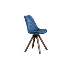 Pan Emirates Steppes Velvet & Wood Dining Chair (49 x 56 x 88 cm)