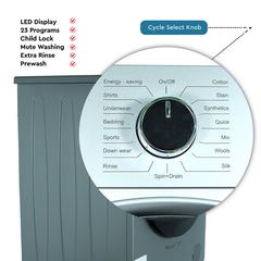 Nobel 10 kg Freestanding Front Load Washing Machine, NWM1000FS (1200 rpm)