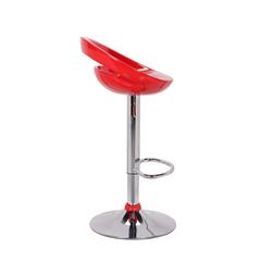 Danube Home Lewis Steel Adjustable Bar Stool (47 x 40 x H 79 cm)