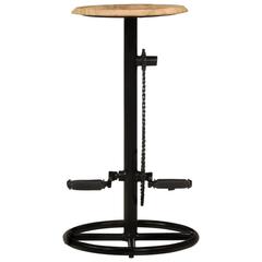 vidaXL High Chairs 2 pcs Solid Mango Wood