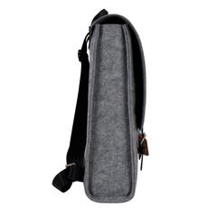 BiggDesign Owl & City Felt Fabric Womens Backpack (26 x 37 x 9 cm)