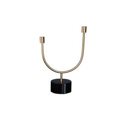 Pan Emirates Forks Metal Taper 2-Candle Holder (23 x 10 x 33 cm)
