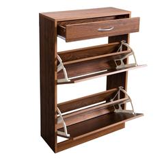 Buy Pan Emirates Zimtown Shoe Rack For 12 Pairs With 3 Drawers Brown Online in Dubai the UAE ACE