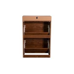 Pan Emirates Zimtown Shoe Rack For 12 Pairs With 3 Drawers (Brown)