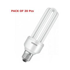 Osram Duluxstar Mini E27 CFL Bulb (15 W, Warm White)
