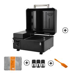 Traeger Ranger Wood Pellet Grill W/Lid, TFT18KLDG + Accessories Worth AED 215