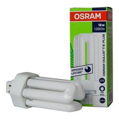 Osram Lumilux GX24q-2 4-Pin CFL Bulb (18 W, Cool White)