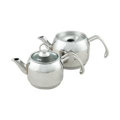 Hisar Mercury Stainless Steel Teapot Set