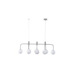 Pan Emirates Wilfard 8-Light G9 Pendant Lamp (100 x 12 x 150 cm, Nickel)