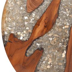 vidaXL Coffee Table Teak Resin 60 cm