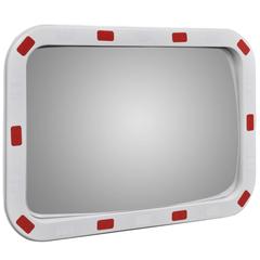 vidaXL Convex Traffic Mirror Rectangle 40 x 60 cm with Reflectors