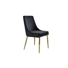 Pan Emirates Simba Velvet & Metal Dining Chair (51 x 58 x 86 cm)