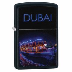 Zippo Dubai Dhow Cruise Windproof Lighter, CI412379 218 (Black Matte)