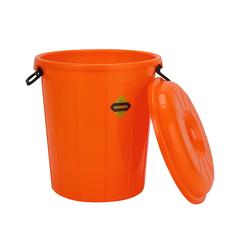 Royalford Plastic Drum W/Lid & Handles (40 L)