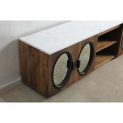 Pan Emirates Akola Wood & Marble TV Unit