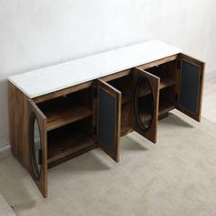 Pan Emirates Akola Wood & Marble TV Unit