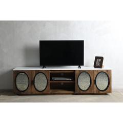 Pan Emirates Akola Wood & Marble TV Unit