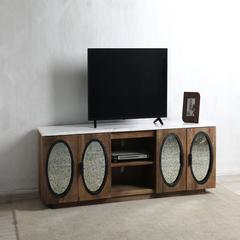 Pan Emirates Akola Wood & Marble TV Unit