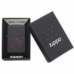 Zippo Anarchy Windproof Lighter, 20842 218 (Black Matte)