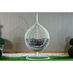 Casa Single Seater Rattan Garden Hanging Cage Swing PAN Emirates