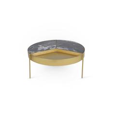 Pan Emirates Canopus Coffee Table Marble (Black & Gold)