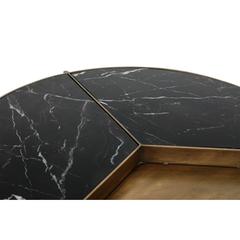 Pan Emirates Canopus Coffee Table Marble (Black & Gold)
