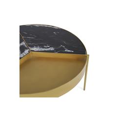 Pan Emirates Canopus Coffee Table Marble (Black & Gold)