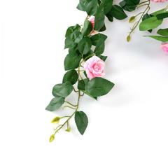 نبات صناعي معلق مع ورد 11 رأس (100 سم، أخضر)