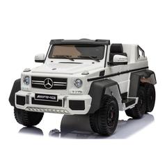 Myts 6-Wheeler Mercedes Benz G63 Electric Ride-On Car (12 V, White)