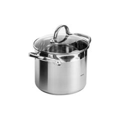 Bergner Gourmet Induction Stainless Steel Stockpot W/Glass Lid (20 cm)