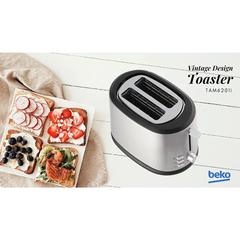 Beko 2-Slice Toaster, TAM6201I (850 W)