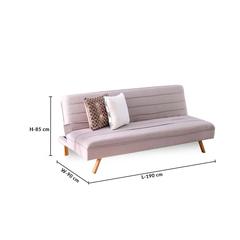 Saber 3-Seater Fabric Sofa Bed Danube Home
