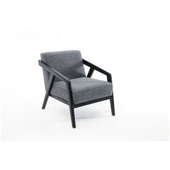 Pan Emirates Lizbon Fabric & Wood Accent Chair (68 x 86 x 81 cm)