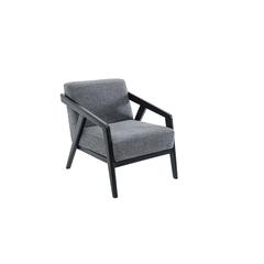 Pan Emirates Lizbon Fabric & Wood Accent Chair (68 x 86 x 81 cm)