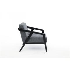 Pan Emirates Lizbon Fabric & Wood Accent Chair (68 x 86 x 81 cm)