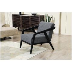 Pan Emirates Lizbon Fabric & Wood Accent Chair (68 x 86 x 81 cm)