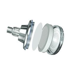 Blu Ionic Shower Filter Wall Mounted (12.1 x 5.2 x 29.6 cm)