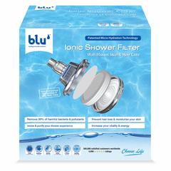Blu Ionic Shower Filter Wall Mounted (12.1 x 5.2 x 29.6 cm)