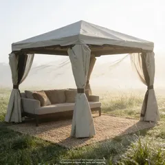 Two-Tone Aluminum Gazebo (3.6 m x 3.6 m)