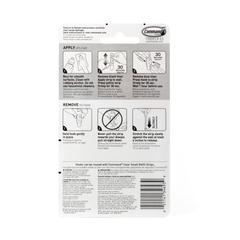 3M Command Clear Mini Hooks with Clear Strips