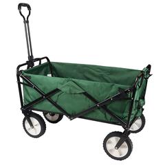 Steel Picnic Shopping Cart (Green, 90 x 58 x 79 cm)