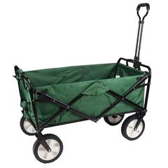 Steel Picnic Shopping Cart (Green, 90 x 58 x 79 cm)