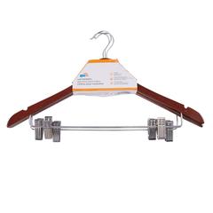 Honey-Can-Do Curved Wood Suit Hanger (Cherry Finish)
