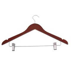 Honey-Can-Do Curved Wood Suit Hanger (Cherry Finish)