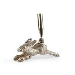 Bunny Pen Holder (10 x 3 x 9 cm, Gold)