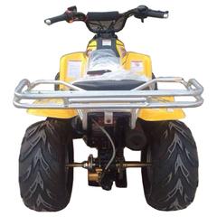 Myts ATV Quad Bike W/Reverse & Carrier (150 cc, Yellow)