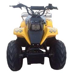 Myts ATV Quad Bike W/Reverse & Carrier (150 cc, Yellow)
