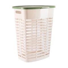 cleany genie Multi-Purpose Plastic Laundry Basket, 101-Green
