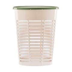 cleany genie Multi-Purpose Plastic Laundry Basket, 101-Green